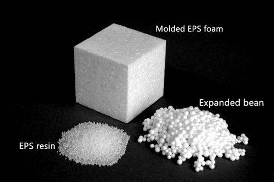 حبات متوسعة جافة بدون جهد حبات البوليستيرين حبات محرك التوسع الحبل 0.34 ~ 3.2mm