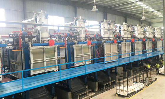 آلة صناعة الشكل الأوتوماتيكية EPS علبة مربعات الرغوة للأسماك والفواكه