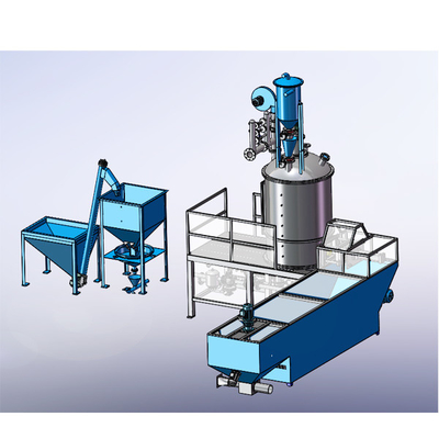 الكفاءة العالية Eps Pre Expander Machine إنتاج حبات البوليستيرين المقاومة للنار